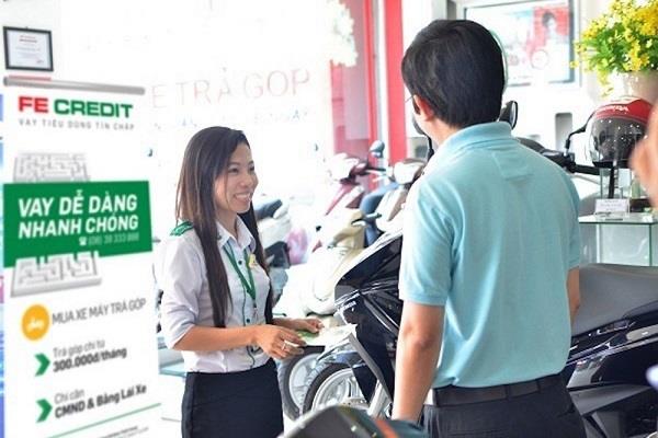 Fecredit hỗ trợ khách hàng gói vay mua xe máy trả góp